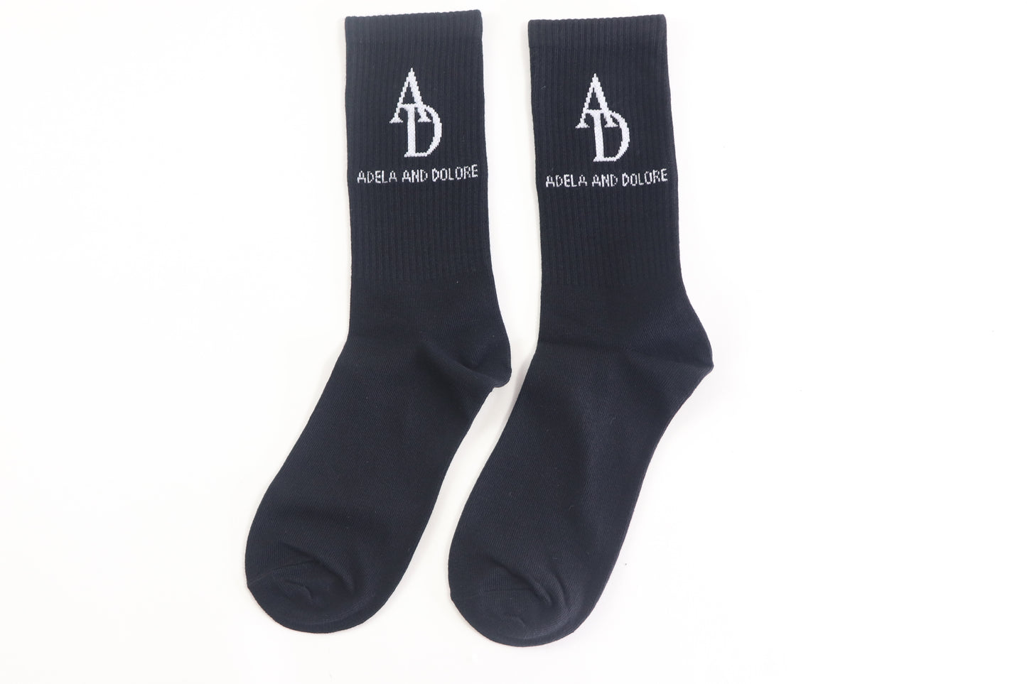 Adela and Dolore "black" socks