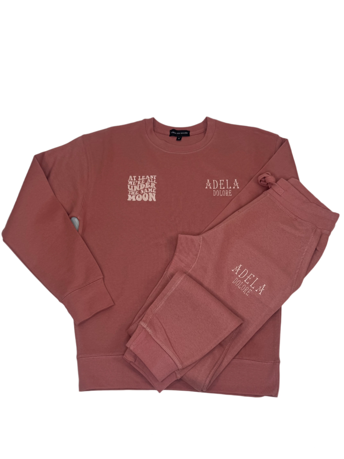 Adela and Dolore 'PINK' SWEATSUIT